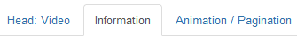 Click the information tab