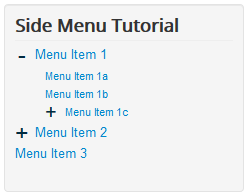 The final menu